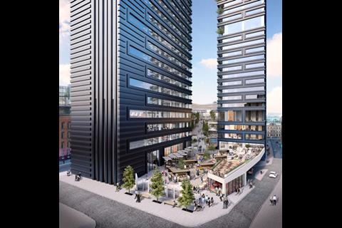 Make and Gary Neville's St Michael's scheme - St Michael's Square and the towers
